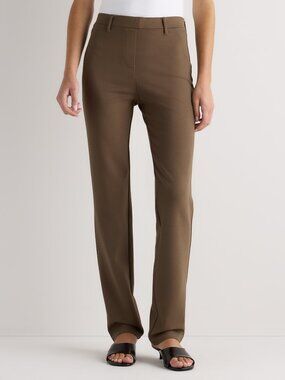 Quince Ponte Straight Leg Pants